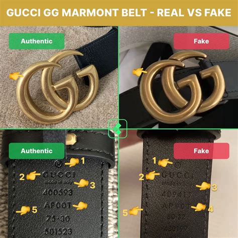 gucci belt original vs fake|gucci belt bag legit check.